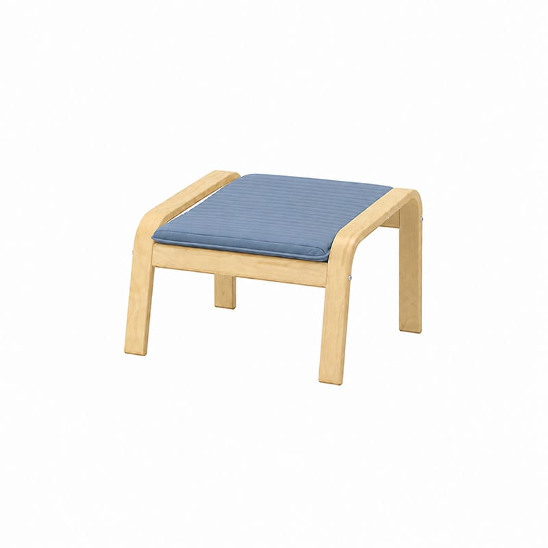 POANG Footstool Cover 2-Corduroy Gray