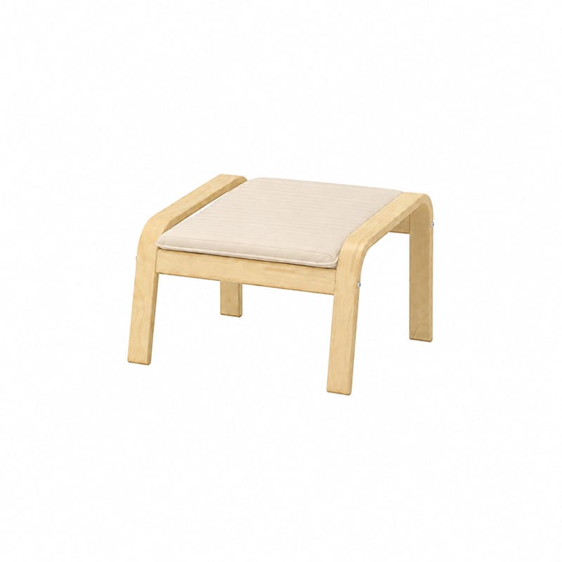 POANG Footstool Cover 2-Corduroy Cream