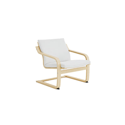 POANG Low-Back Armchair Cover-Canvas Ivory