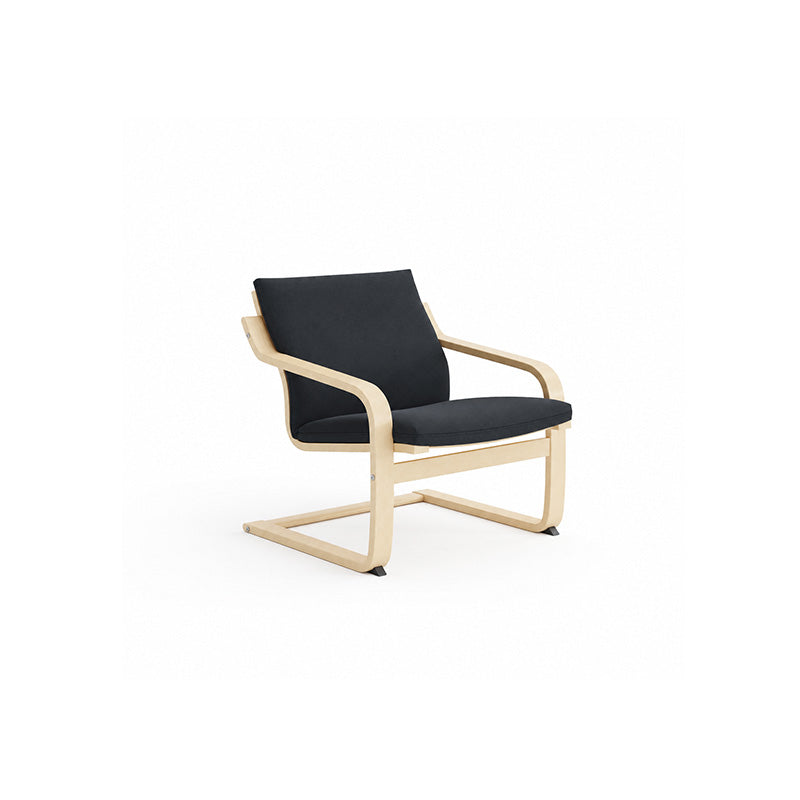 Funda sillón POÄNG respaldo bajo - microfibra oliva