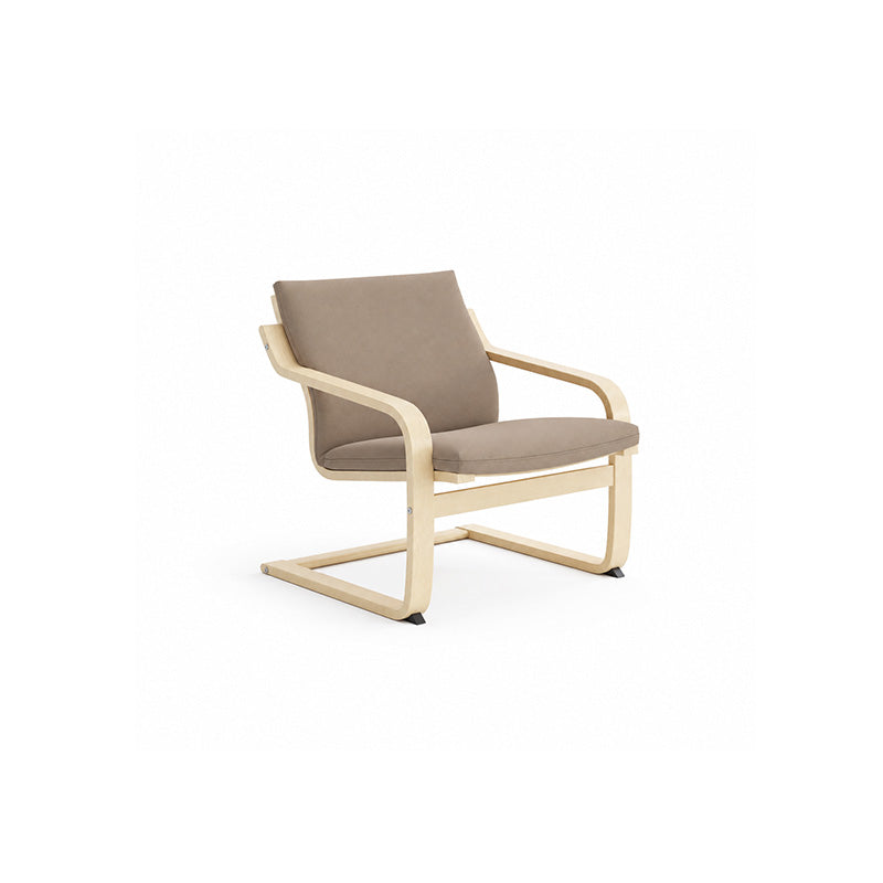 Funda sillón POÄNG respaldo bajo - microfibra oliva