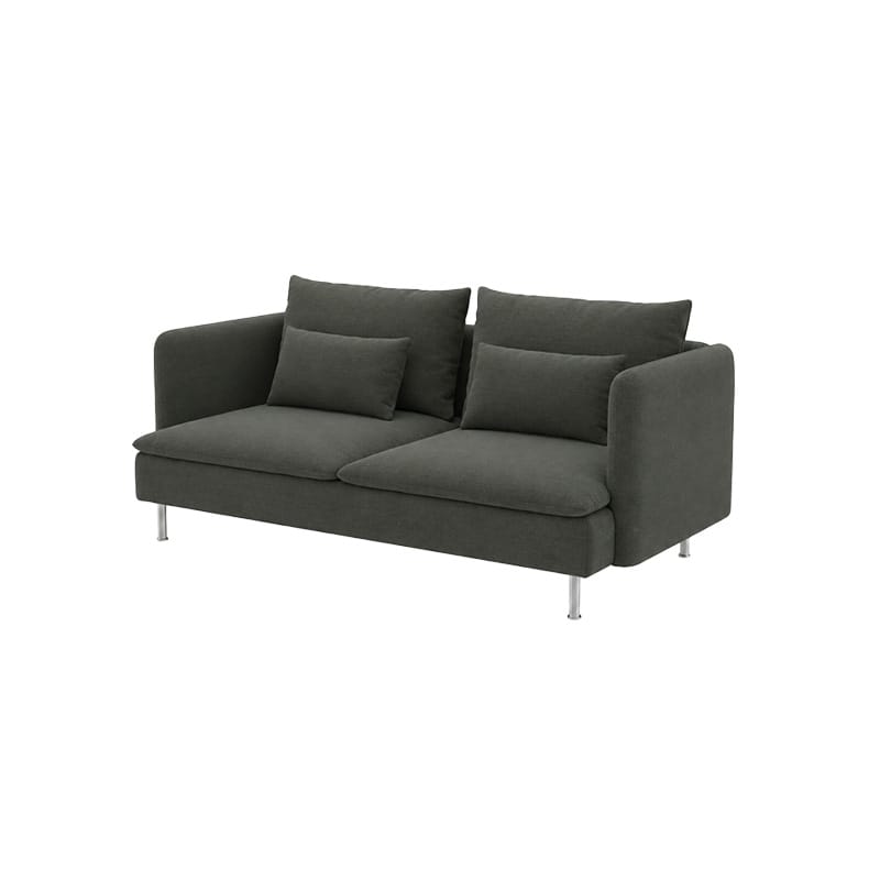 SODERHAMN 3-Seat Sofa Cover-Canvas Charcoal