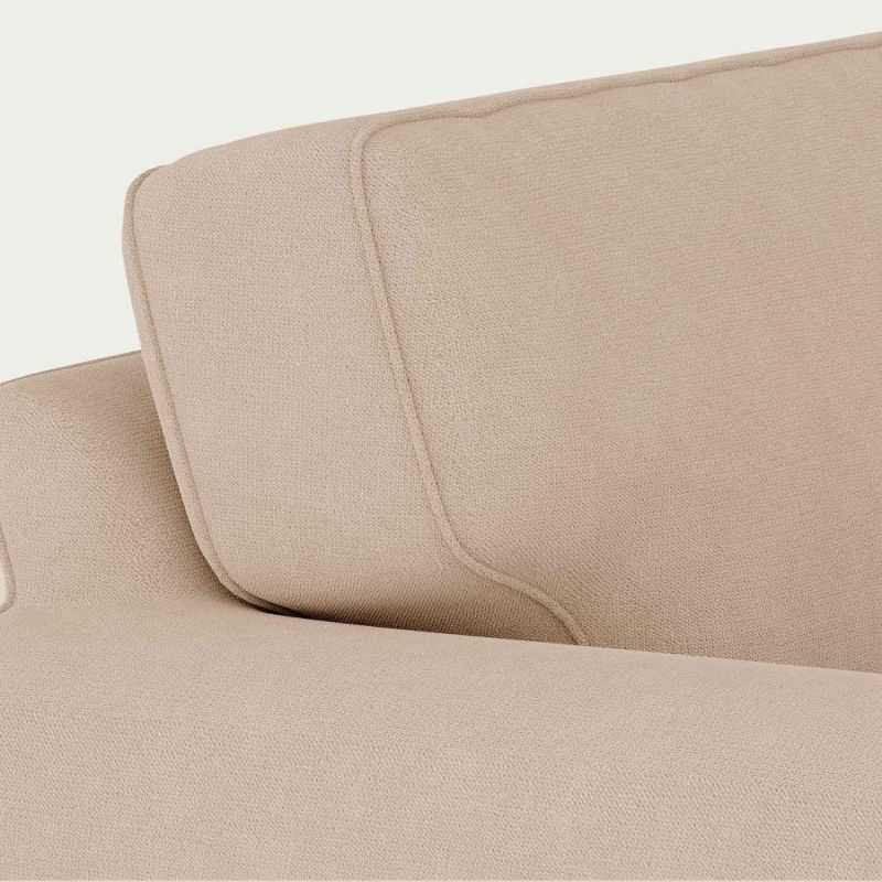 EKTORP 4-Seater Corner Sofa Cover-Microfiber Camel