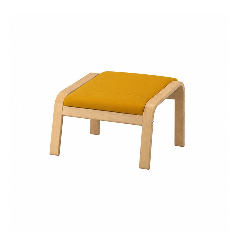 POANG Footstool Cover 1-Corduroy Mustard
