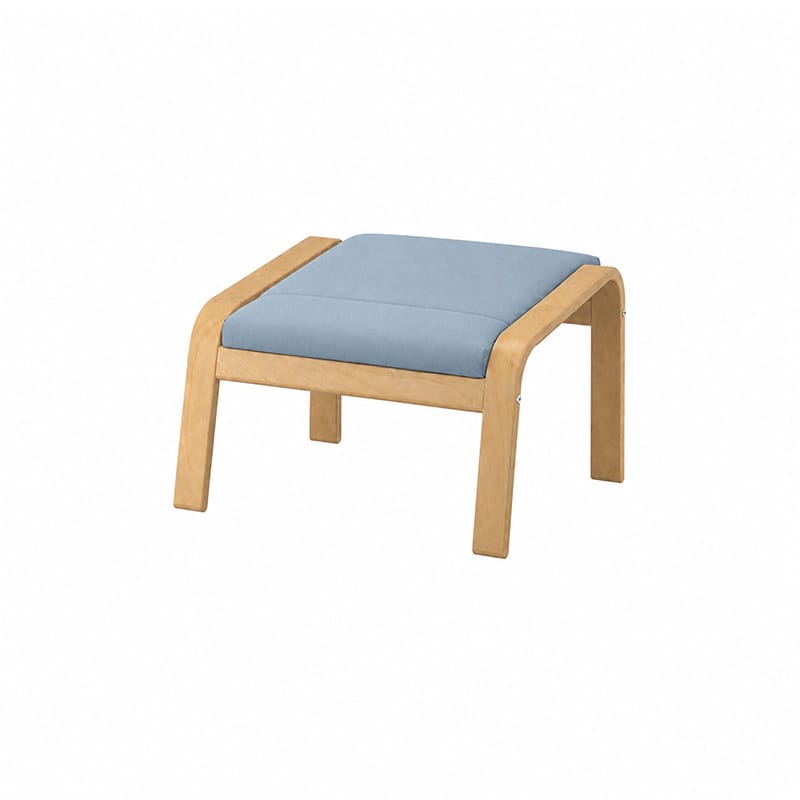 POANG Footstool Cover 1-Corduroy Gray