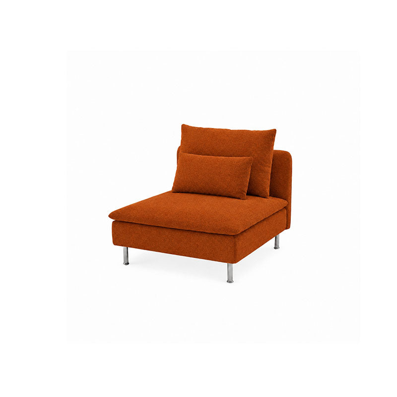 SODERHAMN 1-Seater Section Sofa Cover-Microfiber Terra mauve