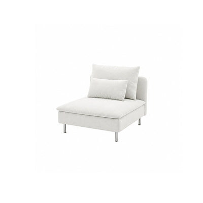 SODERHAMN 1-Seater Section Sofa Cover-Canvas Ivory