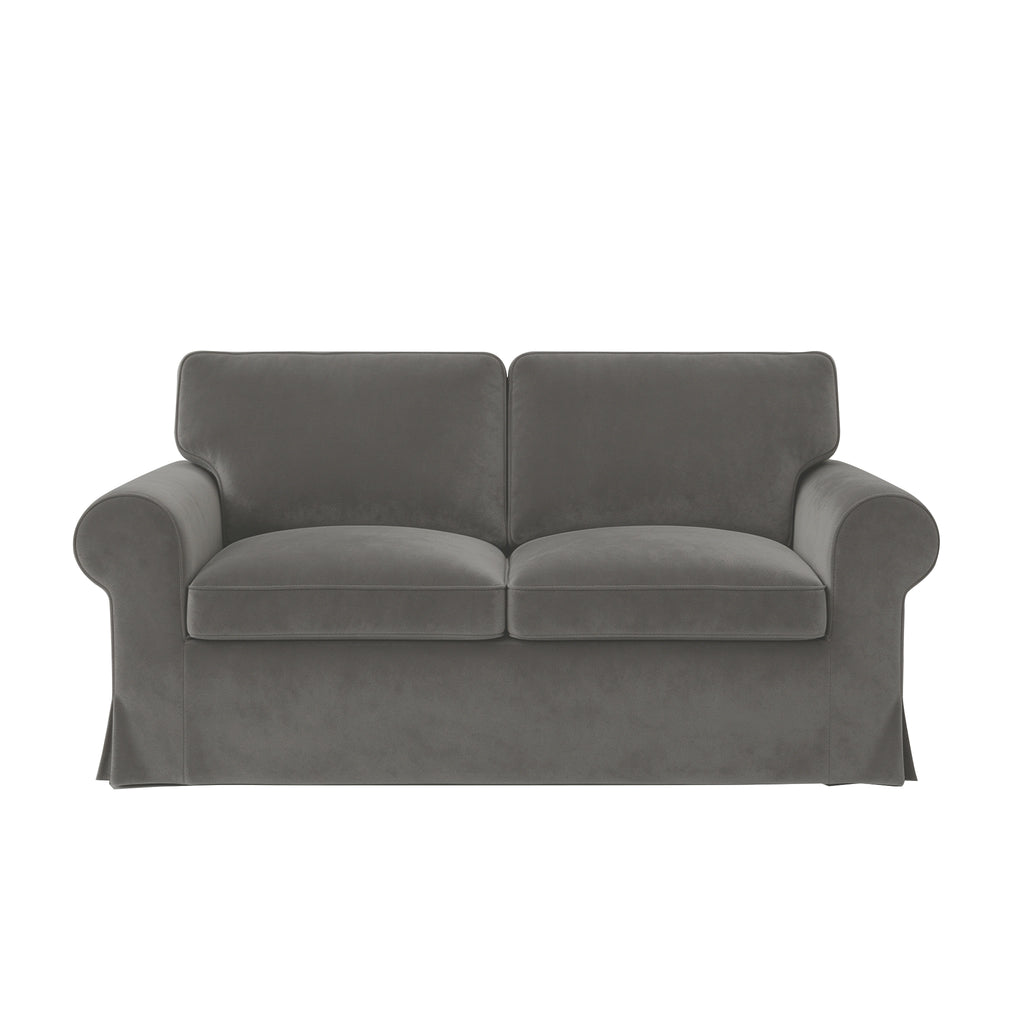 Ektorp Two-Seater Sofa Velvet Replacement Cover