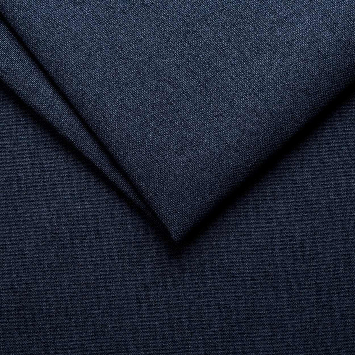 Karlstad Footstool Cover-Structural Weave navy