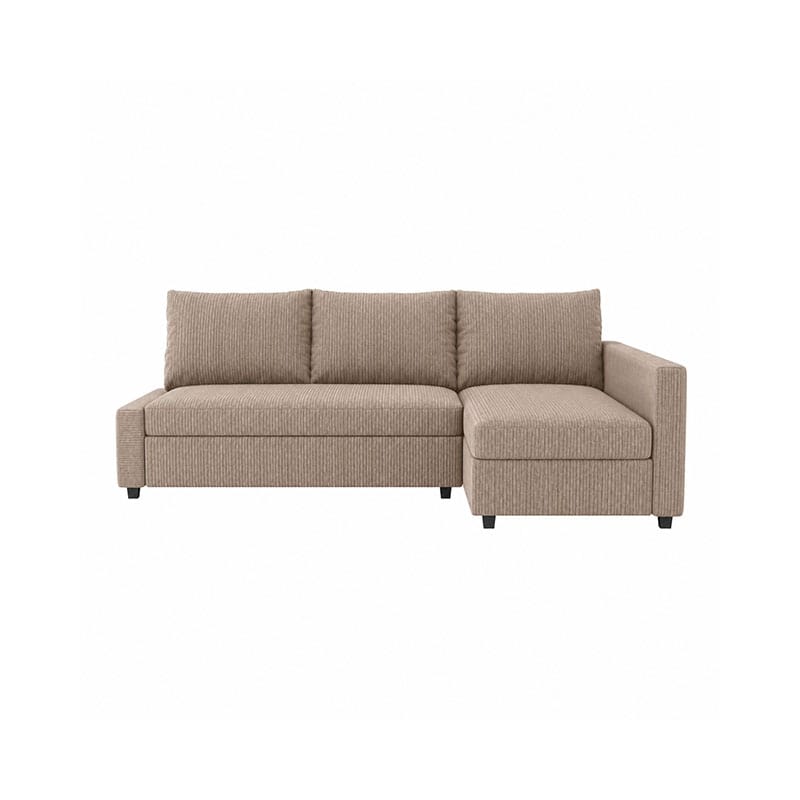 Funda de sofá cama FRIHETEN con chaise longue a la derecha - Microfibra ceniza