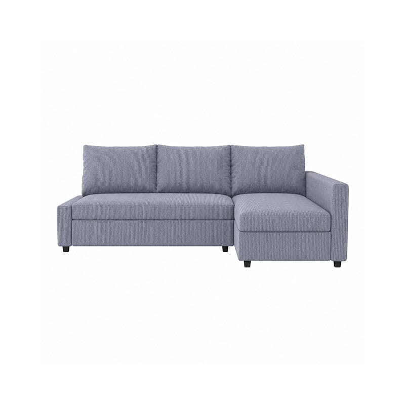 FRIHETEN Sofa Bed with Right Chaise Cover-Corduroy Gray