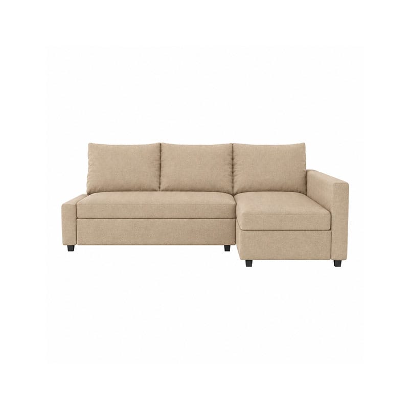 Funda de sofá cama FRIHETEN con chaise longue a la derecha - Microfibra ceniza