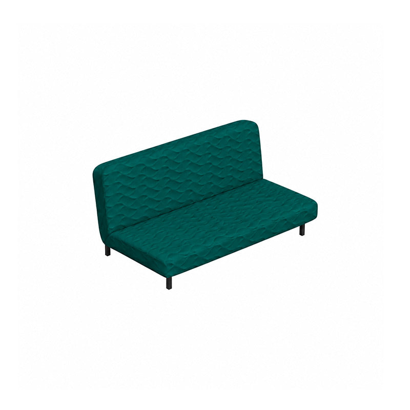 NYHAMN 3 Seater Sofa Bed-Velvet peacock