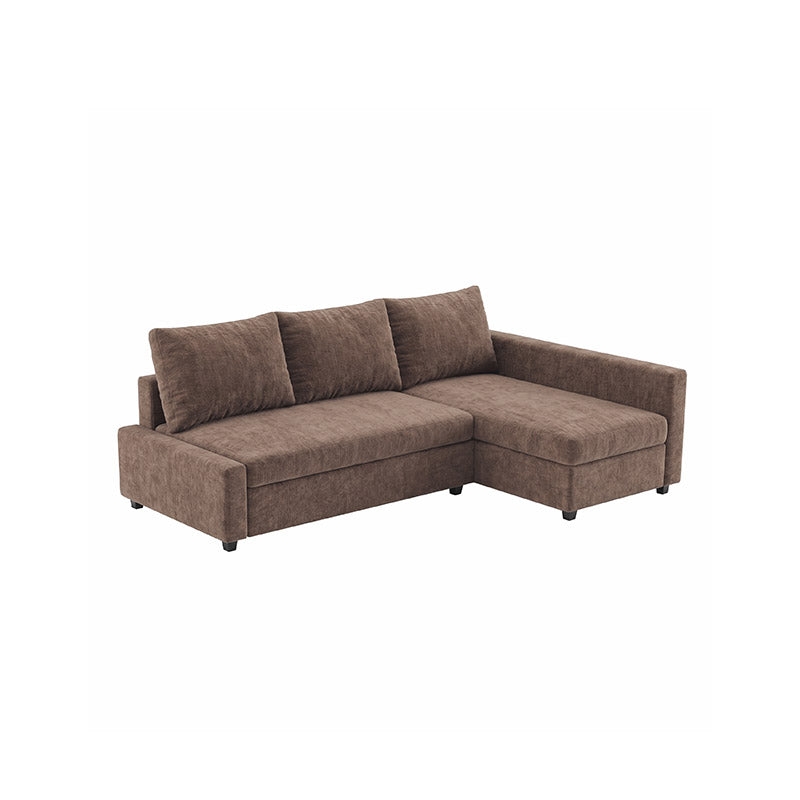 Funda de sofá cama FRIHETEN con chaise longue a la derecha - Antílope Chenilla