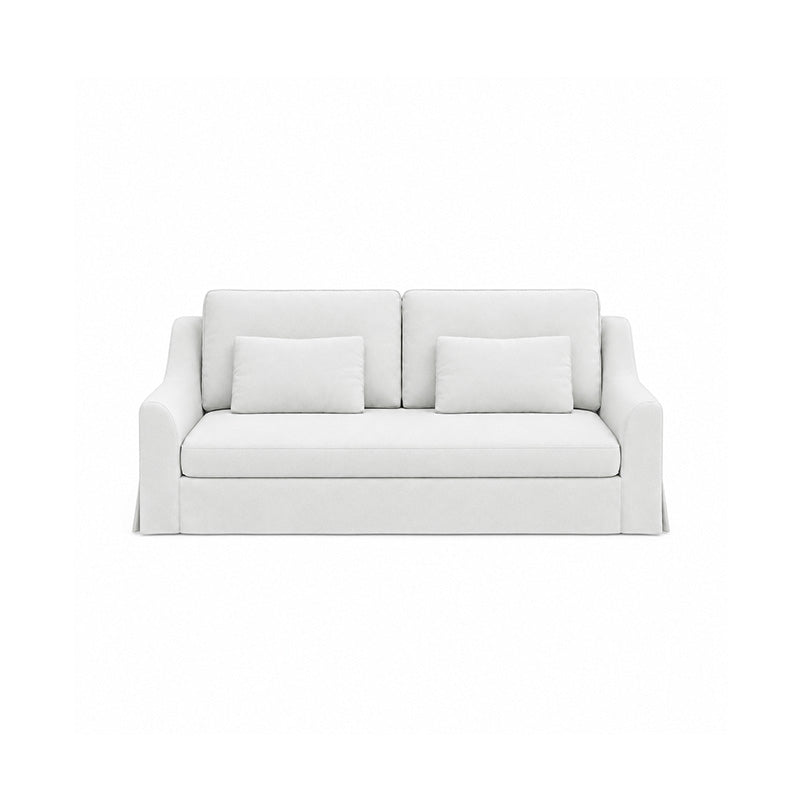 Färlöv 3 Seater Sofa Cover-Canvas Pure white