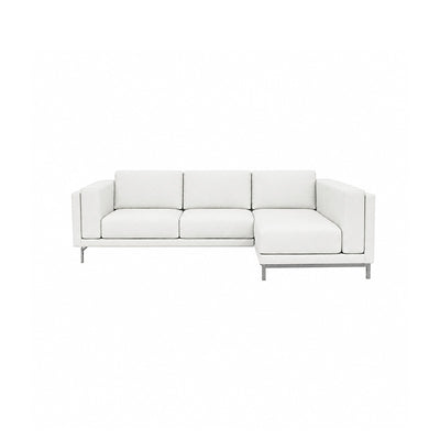 Nockeby 3 Seat Sofa with Right Chaise Cover-Canvas Ivory