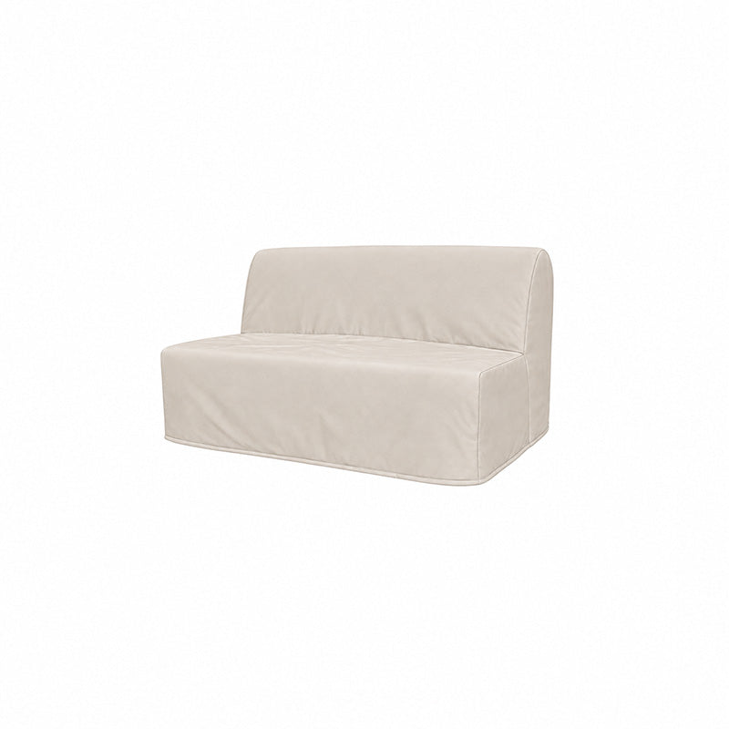 Lycksele 2 Seater Sofa Bed Cover-Chenille Buttermilk