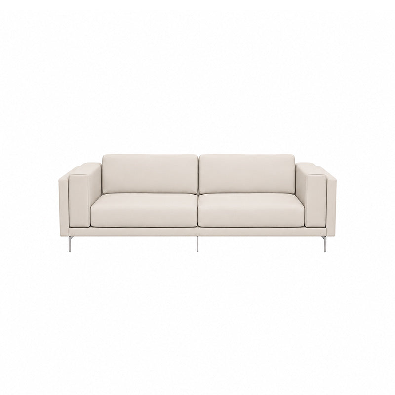 Nockeby 3 Seater Sofa Cover-Structural Weave Cream
