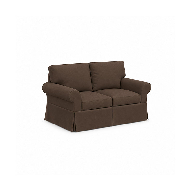Pottery Barn Basic 2 Seater Sofa-Chenille Chestnut