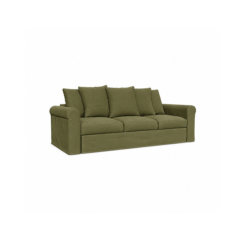 Grönlid 3 Seater Sofa Cover-Chenille Winter Moss
