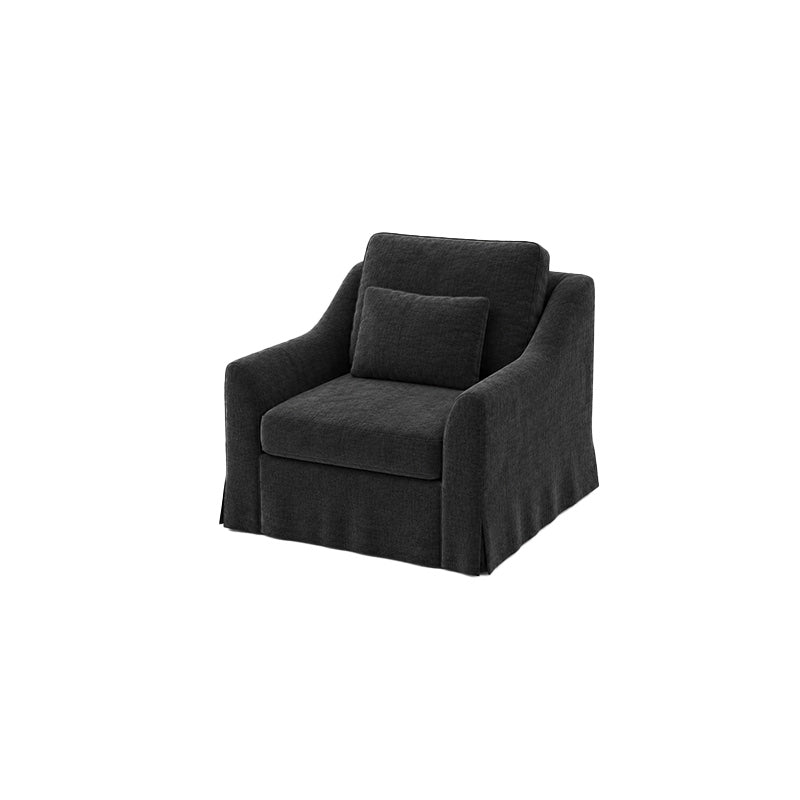 Färlöv Armchair Cover-Chenille Graphite