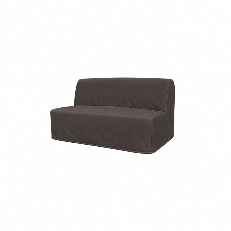Lycksele 2 Seater Sofa Bed Cover-Microfiber Ash