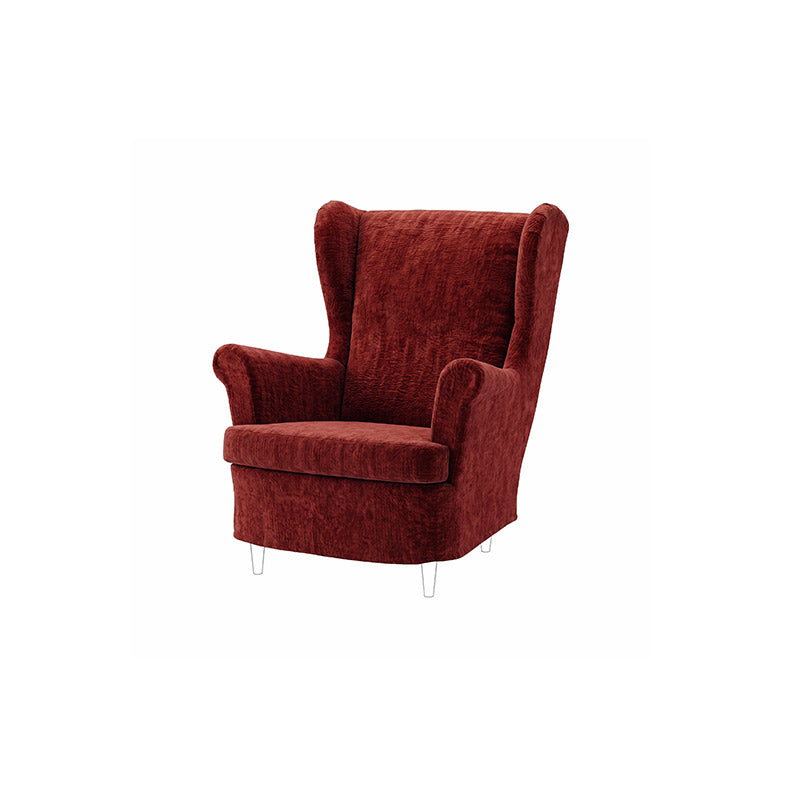 STRANDMON Funda sillón-Chenilla Ladrillo Quemado