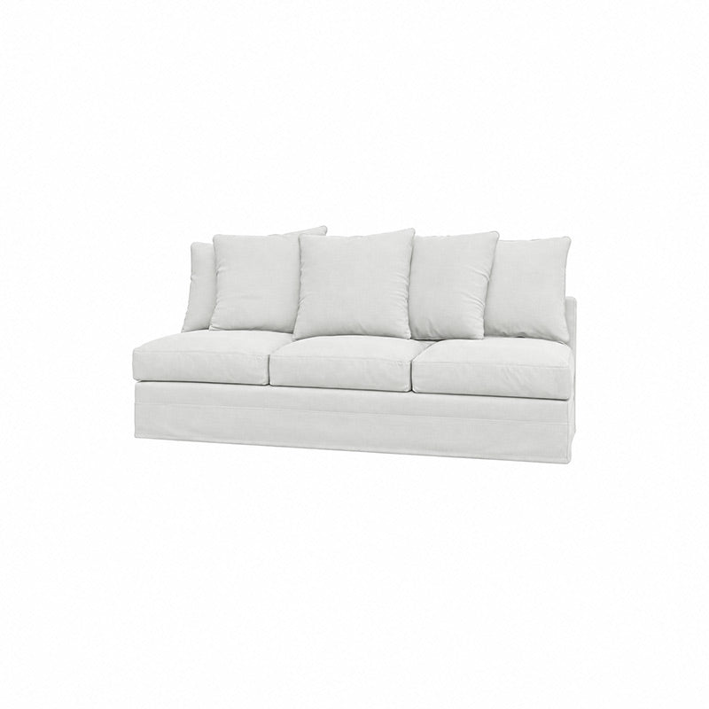 Gronlid 3 Seat Section Cover-Canvas Pure white