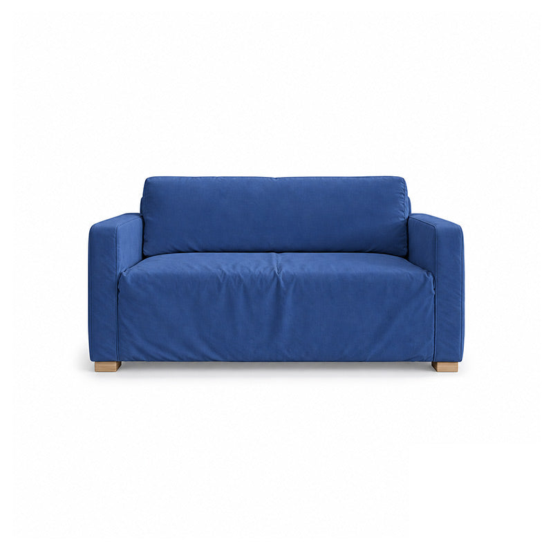 Solsta Sofa Bed Cover-Canvas Deep blue