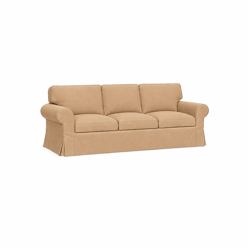 Ektorp 3.5 Seater Sofa Cover-Corduroy Latte