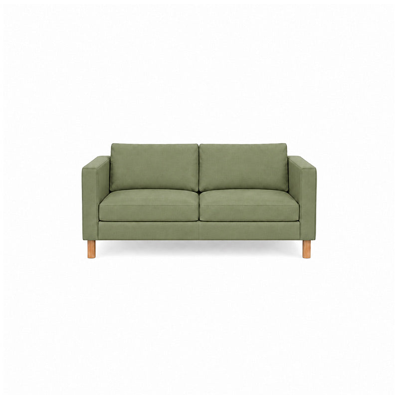 Karlstad 2 Seater Sofa Cover-Chenille Cypress Green