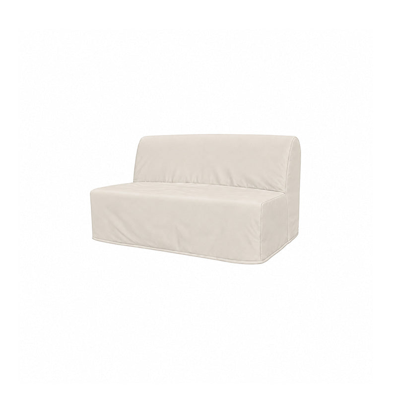 Lycksele 2 Seater Sofa Bed Cover-Velvet beige