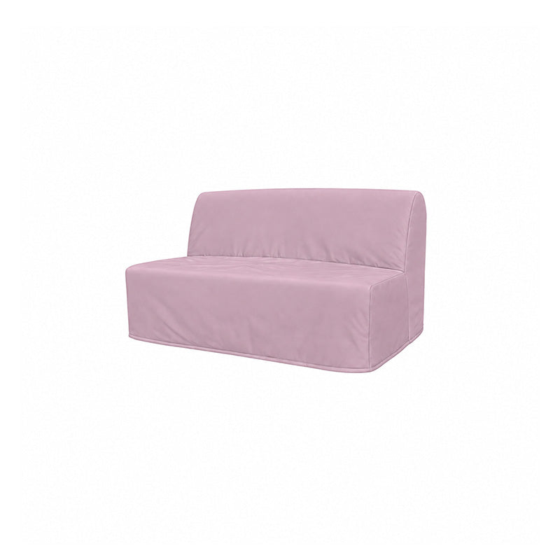 Lycksele 2 Seater Sofa Bed Cover-Velvet Dusty rose