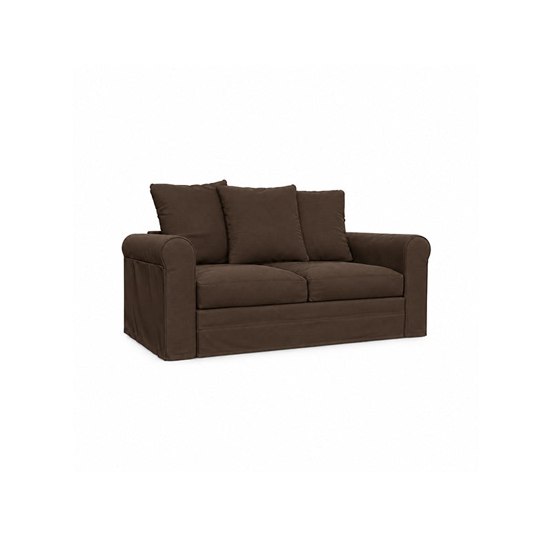 Grönlid 2 Seater Sofa Cover-Chenille Chestnut