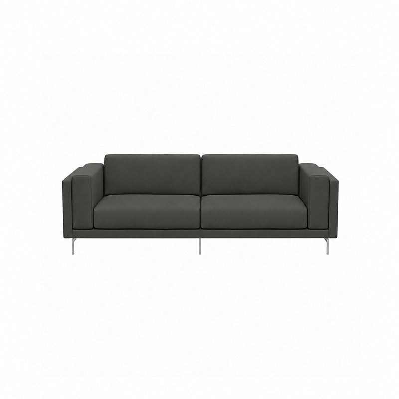 Nockeby 3 Seater Sofa Cover-Canvas Charcoal