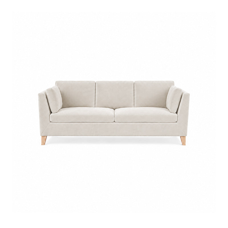 Stockholm 3 Seater Sofa Cover-Velvet Beige