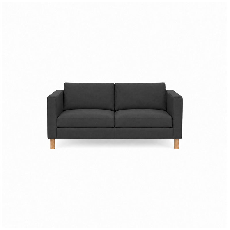 Karlstad 2 Seater Sofa Cover-Chenille Graphite