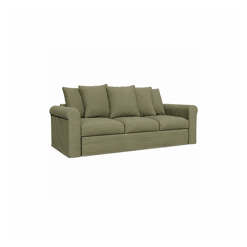 Grönlid 3 Seater Sofa Cover-Corduroy Olive