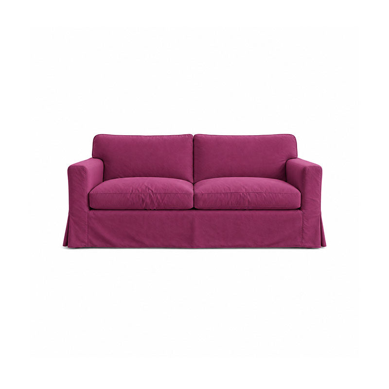 Sandby 3 Seater Sofa Cover-Canvas Berry plum