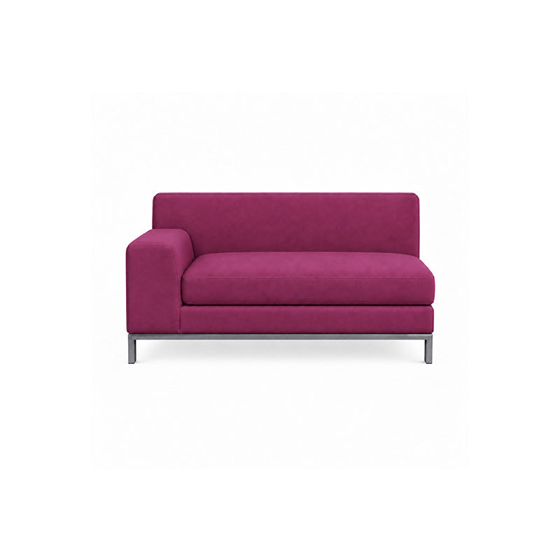 Kramfors 2 Seater Sofa with Left Arm Cover-Canvas Berry plum