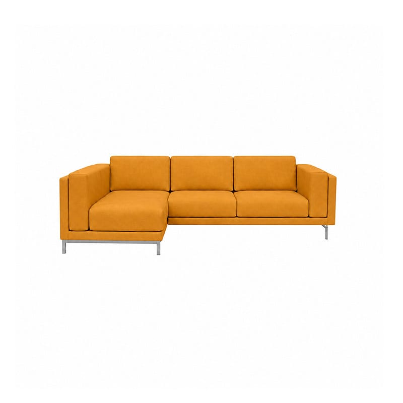 Nockeby 3 Seat Sofa with Left Chaise Cover-Corduroy Mustard