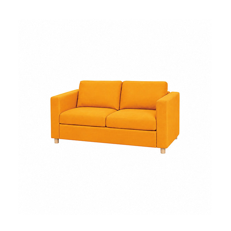 Vimle 2 Seater Sofa Cover-Structural Weave mango