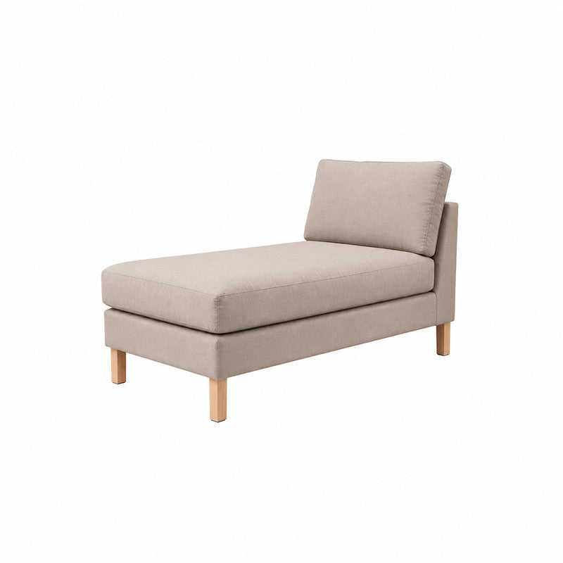 Karlstad Chaise Lounge Cover-Corduroy Mink taupe