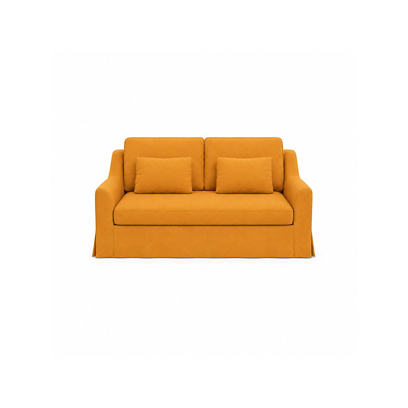 Färlöv 2 Seater Sofa Cover-Corduroy Mustard