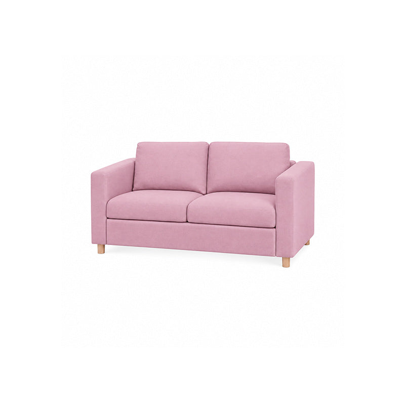 Vimle 2 Seater Sofa Cover-Structural Weave blush pink