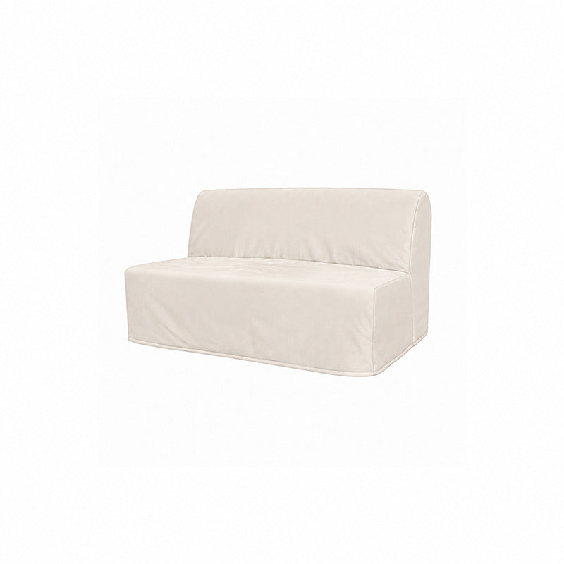 Lycksele 2 Seater Sofa Bed Cover-Microfiber Beige