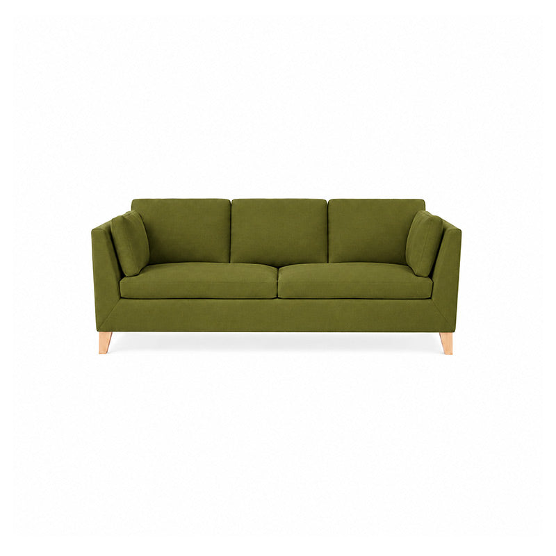 Stockholm 3 Seater Sofa Cover-Microfiber Olive