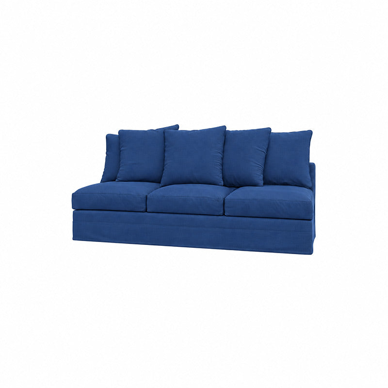Gronlid 3 Seat Section Cover-Canvas Deep blue