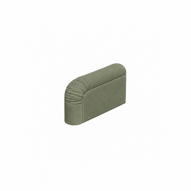 Stocksund Armrest Protectors, One pair-Chenille Cypress Green