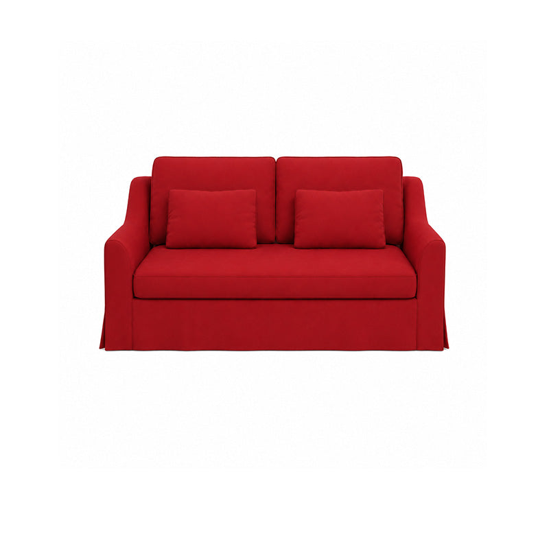 Färlöv 2 Seater Sofa Cover-Structural Weave Red